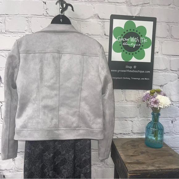 Philosophy faux suede leather jacket small - Picture 2 of 7
